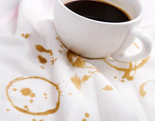Gøre en indsats Ved en fejltagelse bøf Kaffeplet – Fjernelse af pletter og snavs